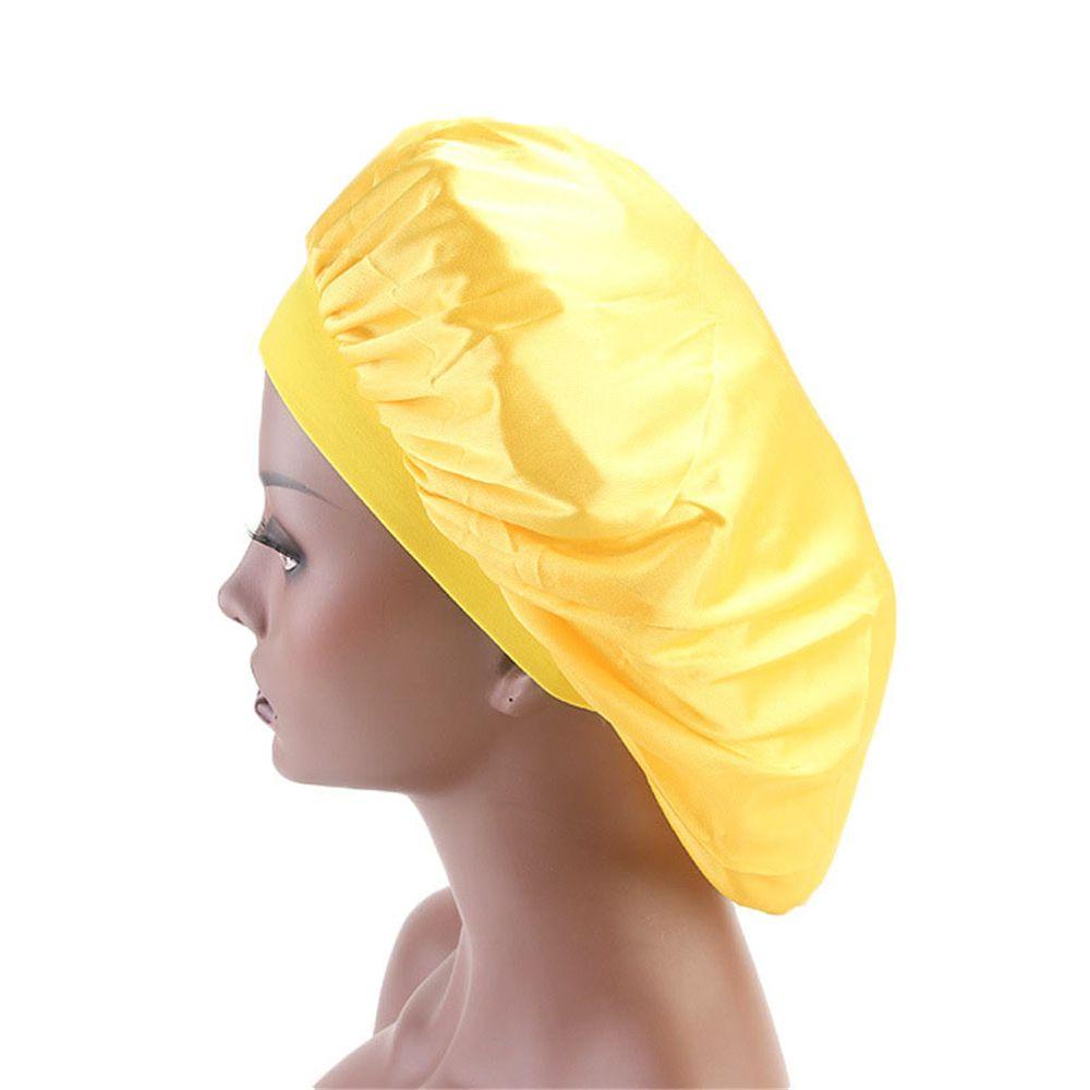 Mũ Trùm Đầu Khi Ngủ Vải Satin Co Giãn