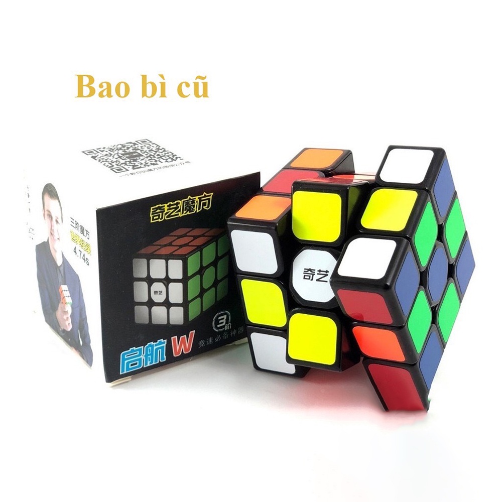 Rubik 3x3 Qiyi khối lập phương rubik ma thuật 3 tầng cube Stickerl cao cấp