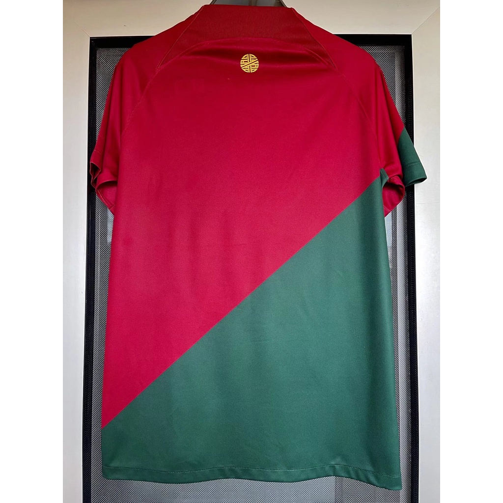 Áo Thun Đá Banh Màu Đỏ Cho Fan Hâm Mộ Portugal 2022