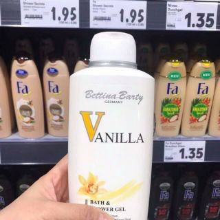 Sữa tắm Bettina barty vanilla của đức chai 500ml