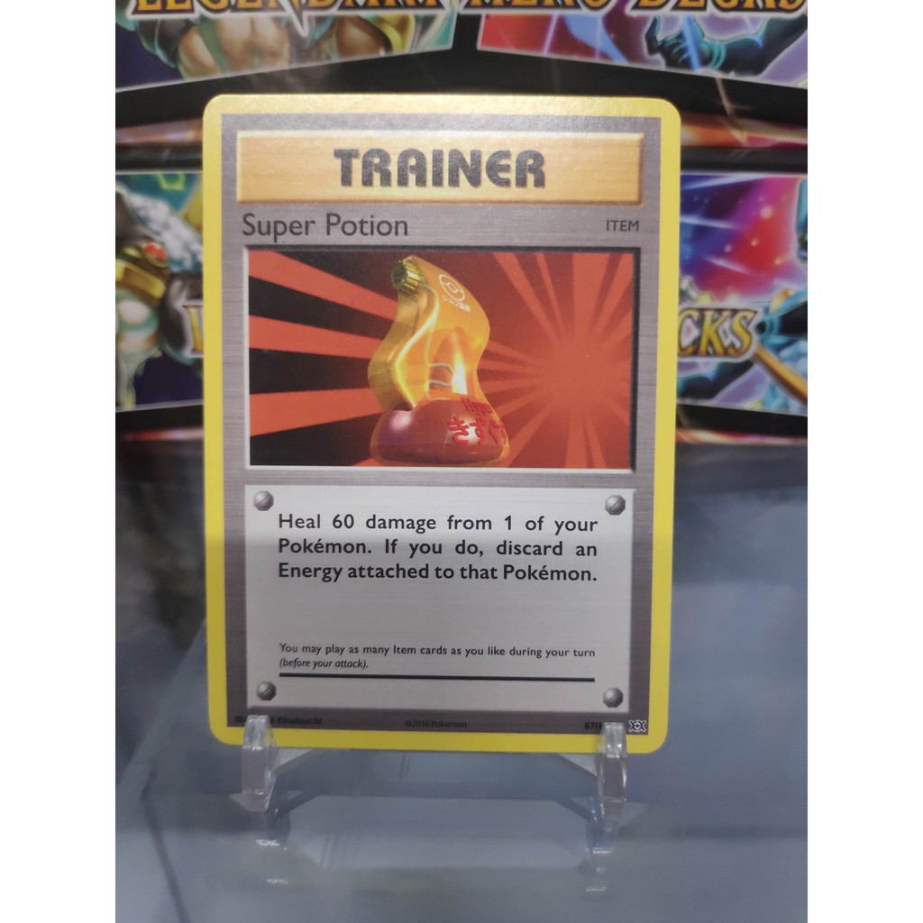 [ Dưa Hấu Yugioh ] Lá bài thẻ bài Pokemon Trainer Super Potion
