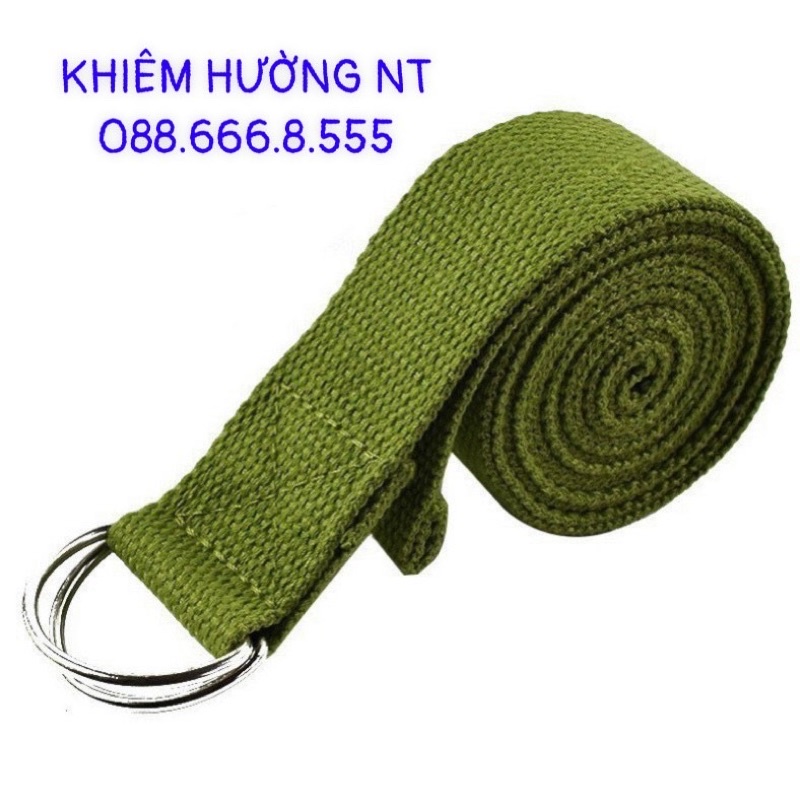 DÂY TẬP YOGA COTTON - dài 1.8 mét -Yoga Khiêm Hường NT