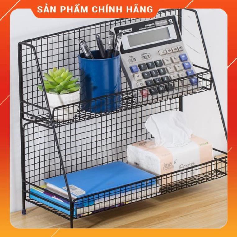 CHÍNH HÃNG -  Kệ inox 2 tầng để đồ đa năng ,kệ đựng gia vị trong tủ bếp, để đồ phòng tắm,để mỹ phẩm 2068