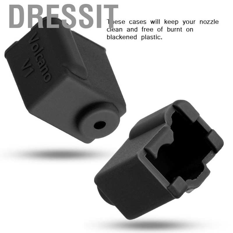 Dressit 20*20*11.5mm Volcano V1 Hotend Silicone Case Cover Shell for 3D Printer Part on sale