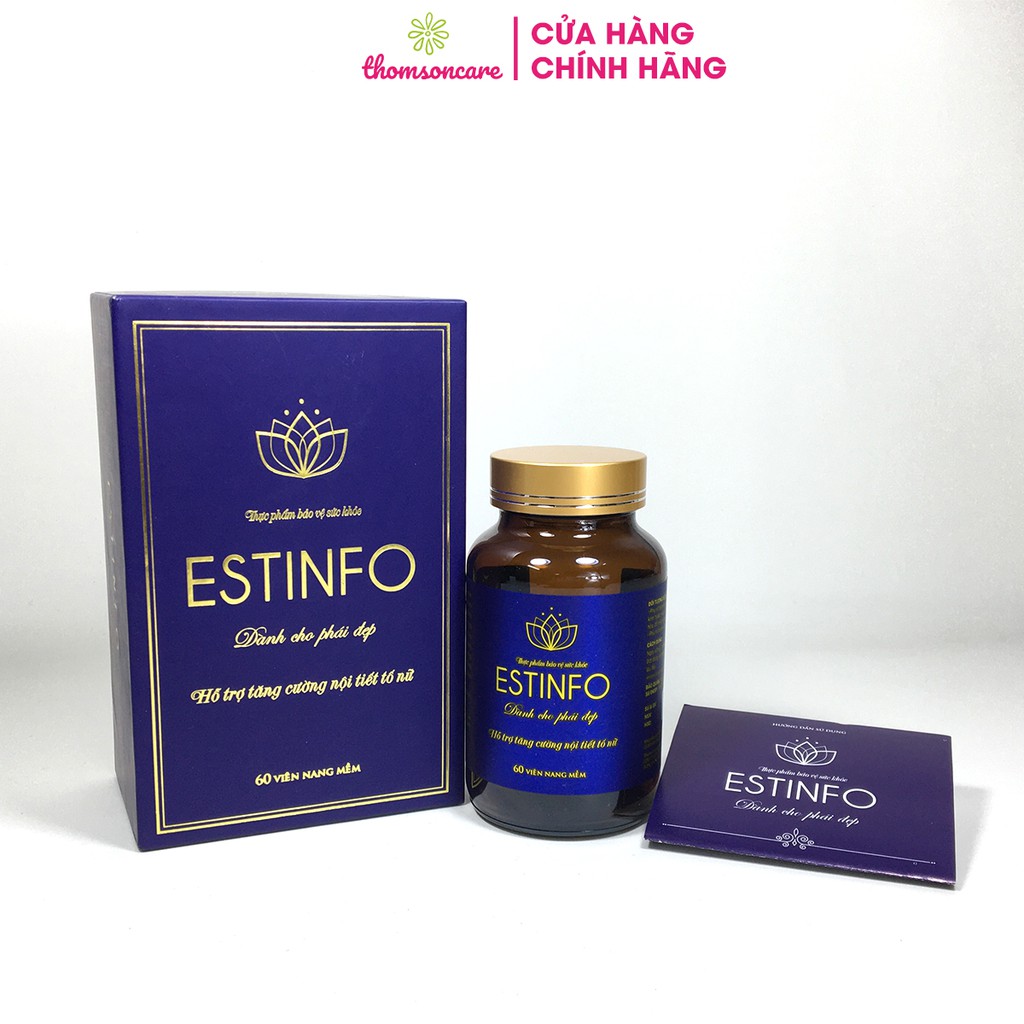 Estinfo hỗ trợ làm đẹp da - tăng cường nội tiết tố nữ - dành cho phái đẹp