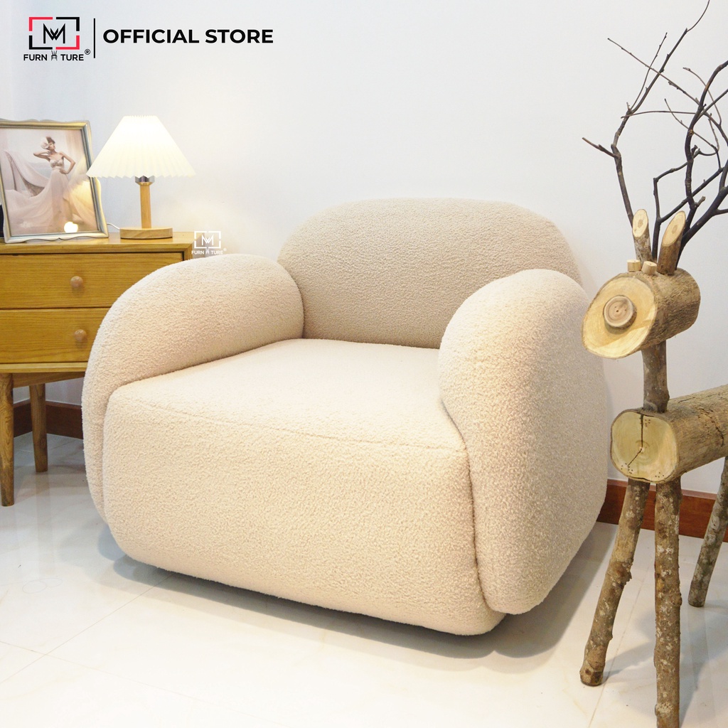 Sofa mini BUNNY thư giản hàn quốc cao cấp độc quyền thương hiệu MW FURNITURE