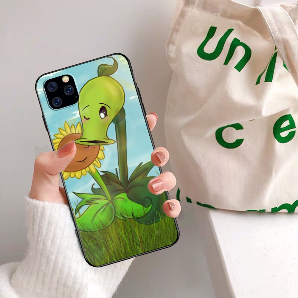 Apple Ốp Điện Thoại Tpu Silicon Mềm Hình Plants Vs. Zombies B74 Cho Iphone 6 6s 7 8 Plus 11 Pro Max 12 Pro Max