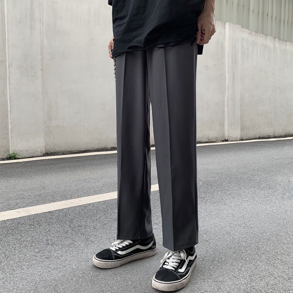 Quần tây dài thời trang dáng suông co giãn tốt dễ phối đồ 226758