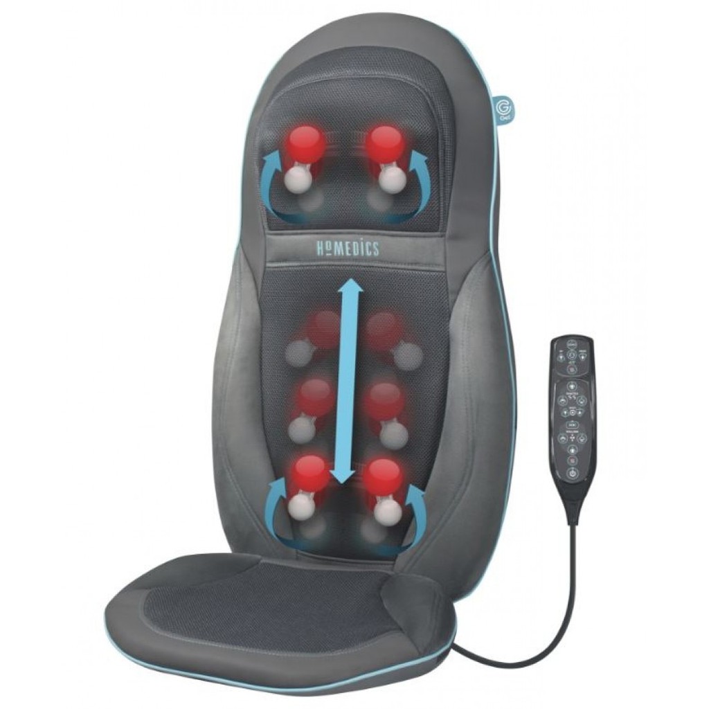 [Bảo Hành 2 Năm] Đệm ghế massage công nghệ Shiatsu GEL 3D chuyên nghiệp HoMedics SGM-1600