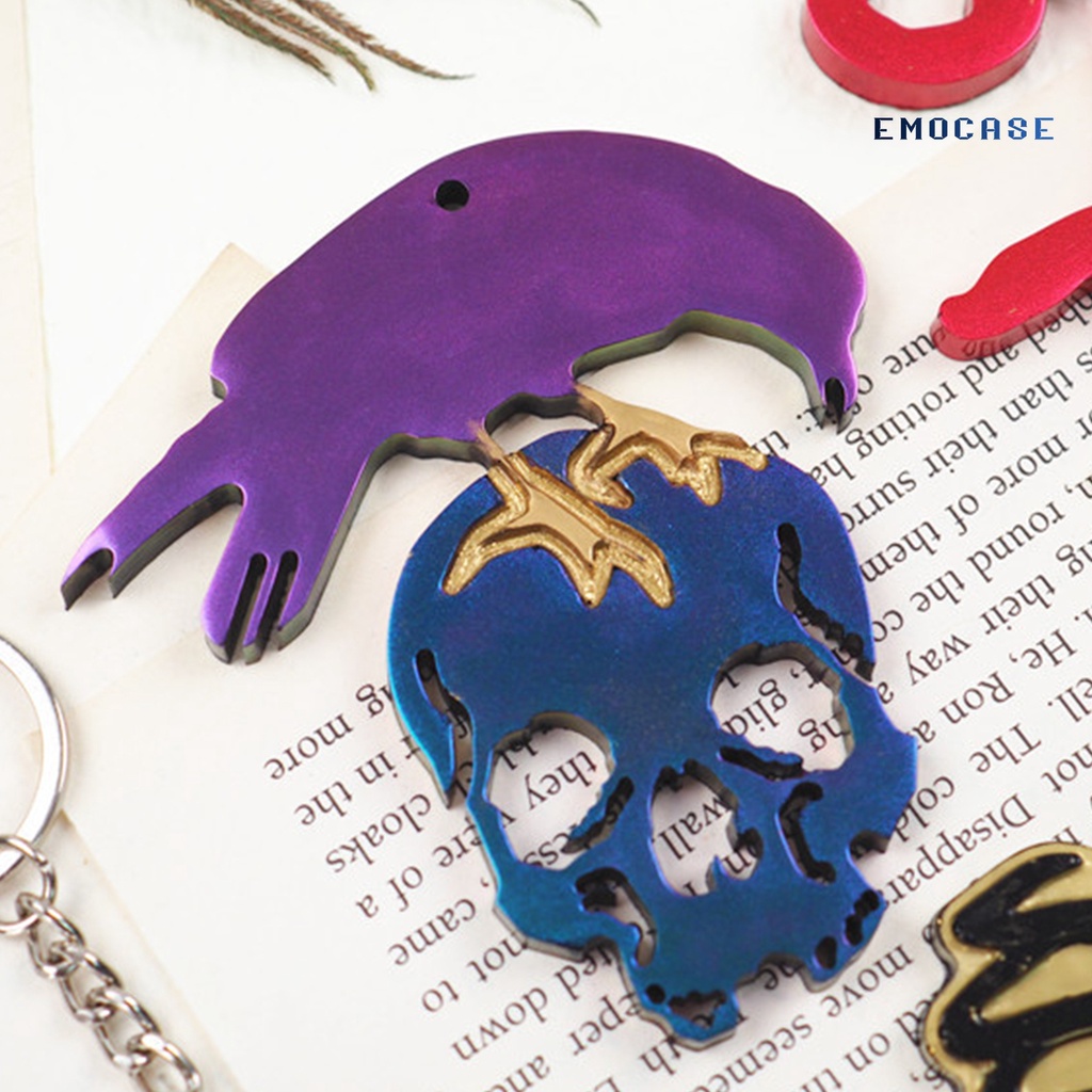 Khuôn Silicone Làm Móc Khóa Phong Cách Halloween Độc Đáo