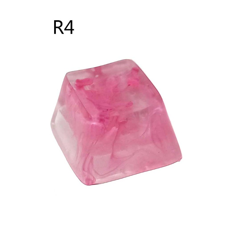 Nút bàn phím cơ RGB bằng resin in hình cherry cao cấp