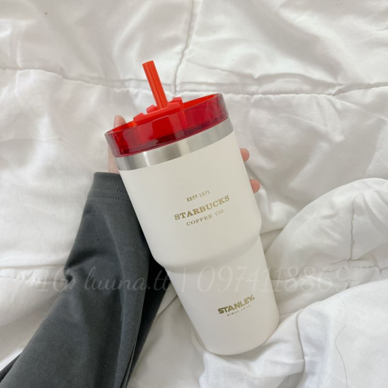 Bình giữ nhiệt Starbucks × Stanley phiên bản giới hạn 591ml