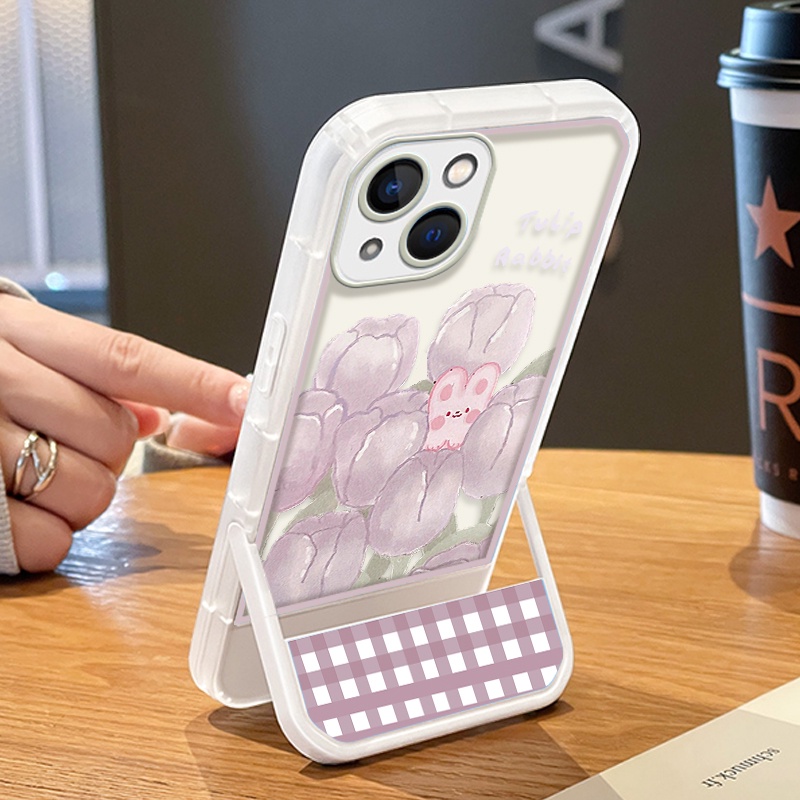 Ốp Điện Thoại Tpu Trong Suốt Chống Sốc Có Giá Đỡ Cho Iphone 13 Pro MAX 12 Pro MAX 11 Pro MAX XS MAX XR X 7 Plus 8 Plus 6 6S