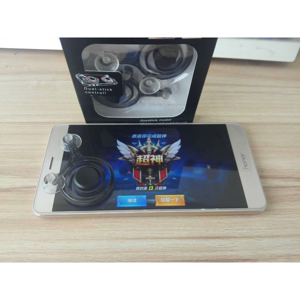 Combo 2 Bộ 2 thiết bị hỗ trợ chơi game trên điện thoại Mobile Joystick