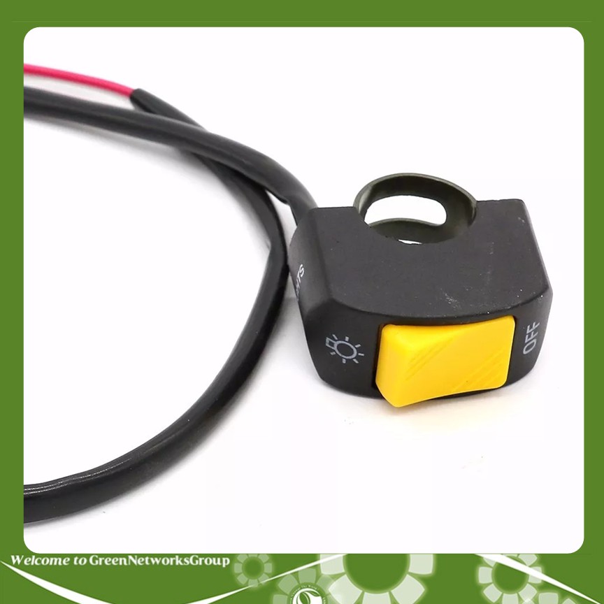 Công tắc chuyển đổi on off màu vàng dành cho xe máy (F1)