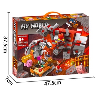 Lắp ráp xếp hình My World 1045 : Trận chiến dưới địa ngục 542 mảnh