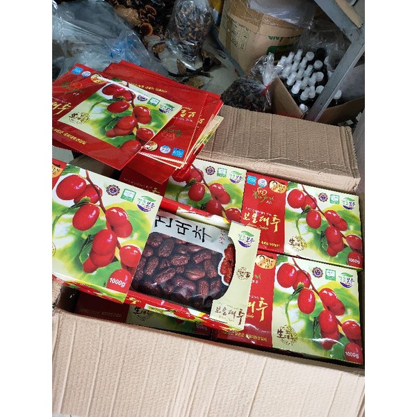 Trà táo đỏ Hàn Quốc 1kg tặng kèm túi xách quả size nhỡ, dày cùi, hạt nhỏ không xốp