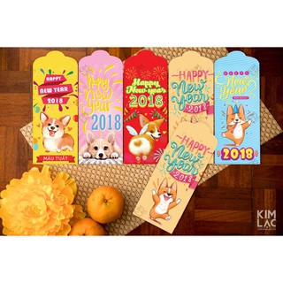 Combo 3 Set (15c) Bao Lì Xì Xuân 2018