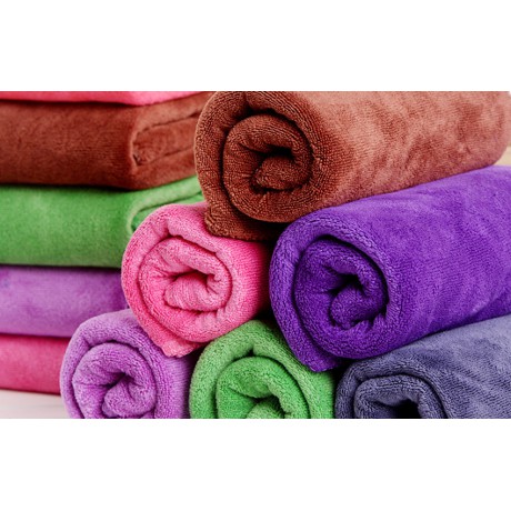 Khăn microfiber, thấm hút rất tốt, kích thước 35x75cm, 110gram