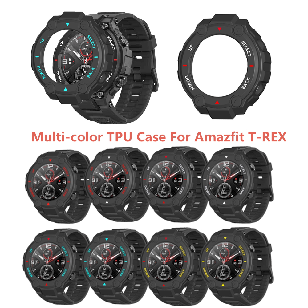 Vỏ bọc bảo vệ mặt đồng hồ thông minh PC dành cho Huami Amazfit T-Rex/ T-Rex Pro