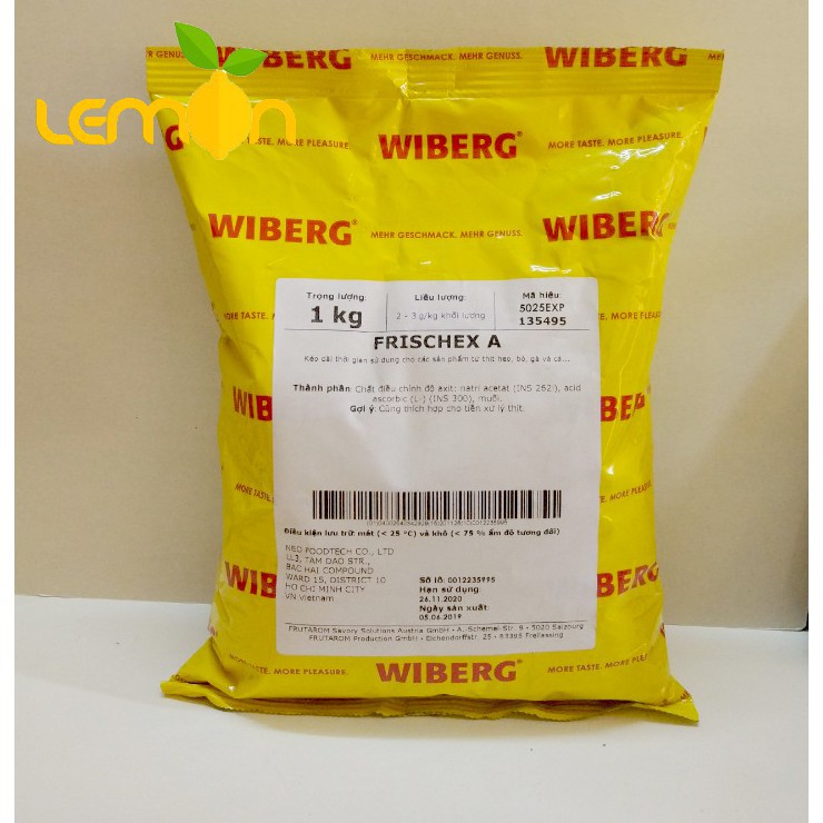 100gr-500gr Chất bảo quản tự nhiên Frischex A - Chiết xuất tự nhiên