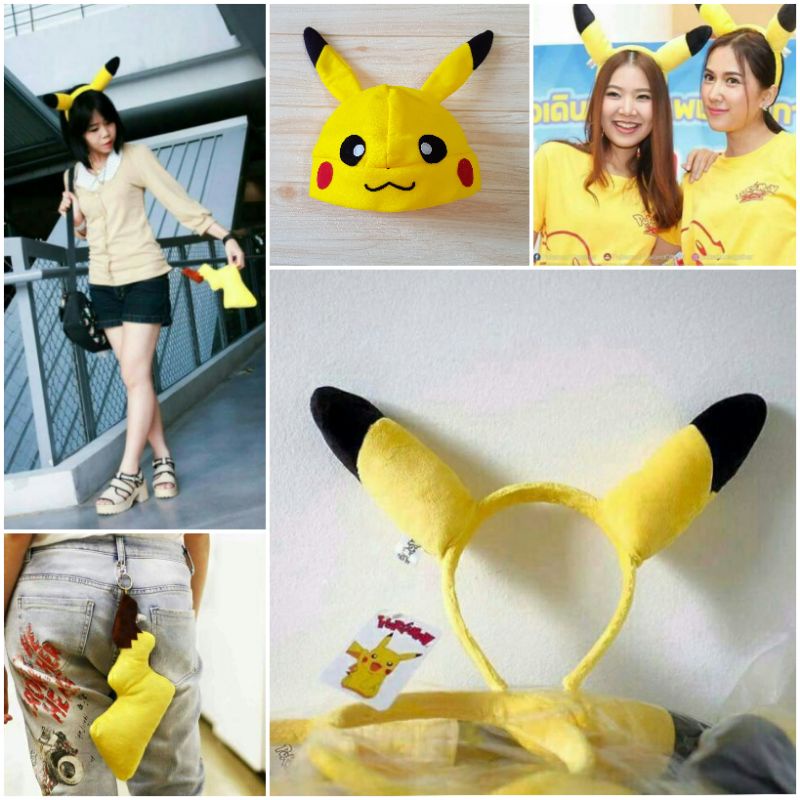 Mũ đuôi pokemon băng đô Pikachu