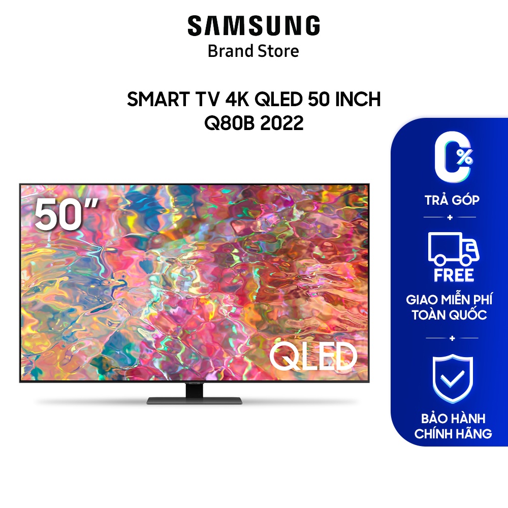 Smart TV Samsung 4K QLED 50 inch Q80B 2022 | Miễn phí giao lắp - BH 24 tháng