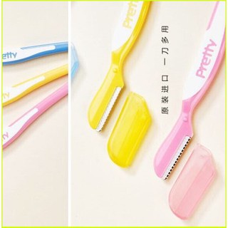 Kết quả hình ảnh cho Set 3 dao cạo lông mày Pretty cán dài"