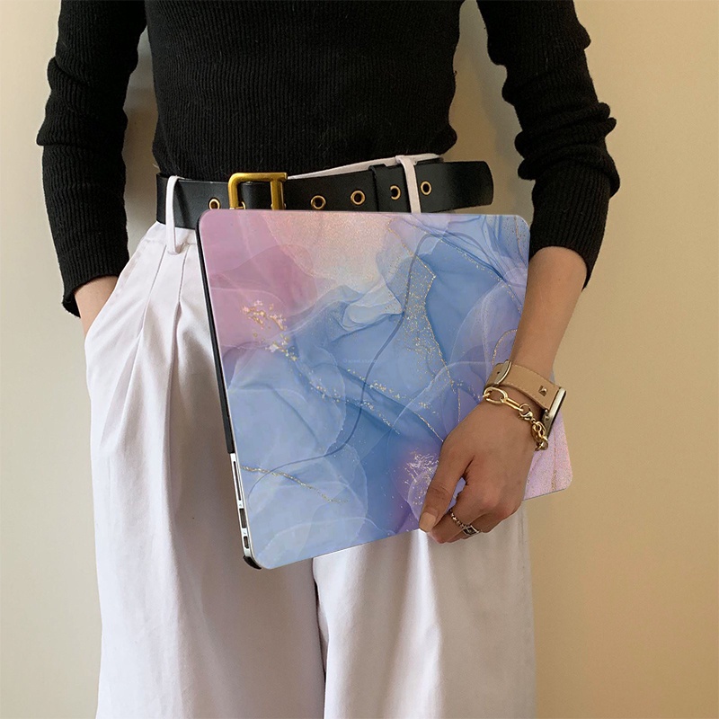 Ốp Điện Thoại Màu Gradient Kèm Bàn Phím Cho MacBook 2021 Pro 14 inch A2442 Pro 16 inch A2485 2020 Air 13 inch M1 A2337 A2179 Pro 13 A2338 A2289