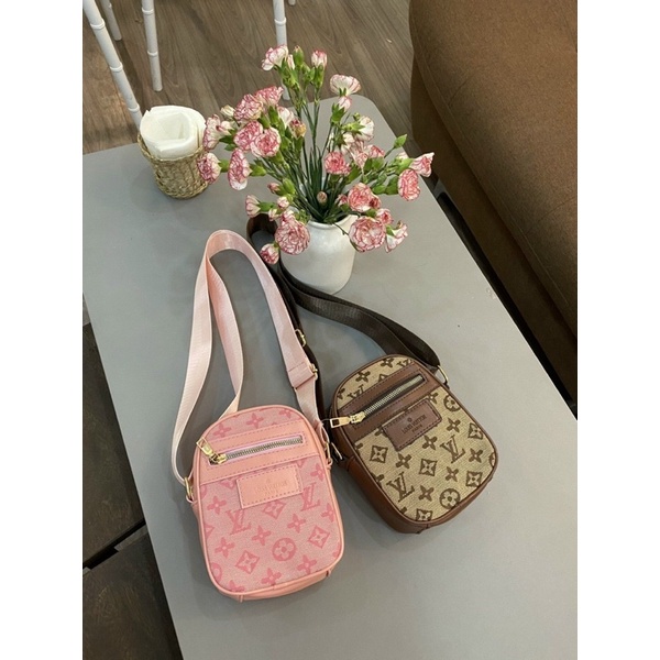 Túi Đeo Chéo Nam Nữ Hoạ Tiết N.Y, Túi Điện Thoại Dáng Unisex