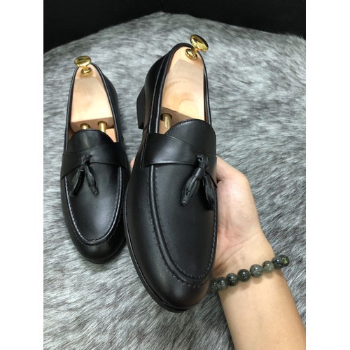 Giày Lười Nam Big Size - Giày Da Nam Băng Chuông Da Bò Thật 100%, Cam Kết Bảo 24 Hành Tháng