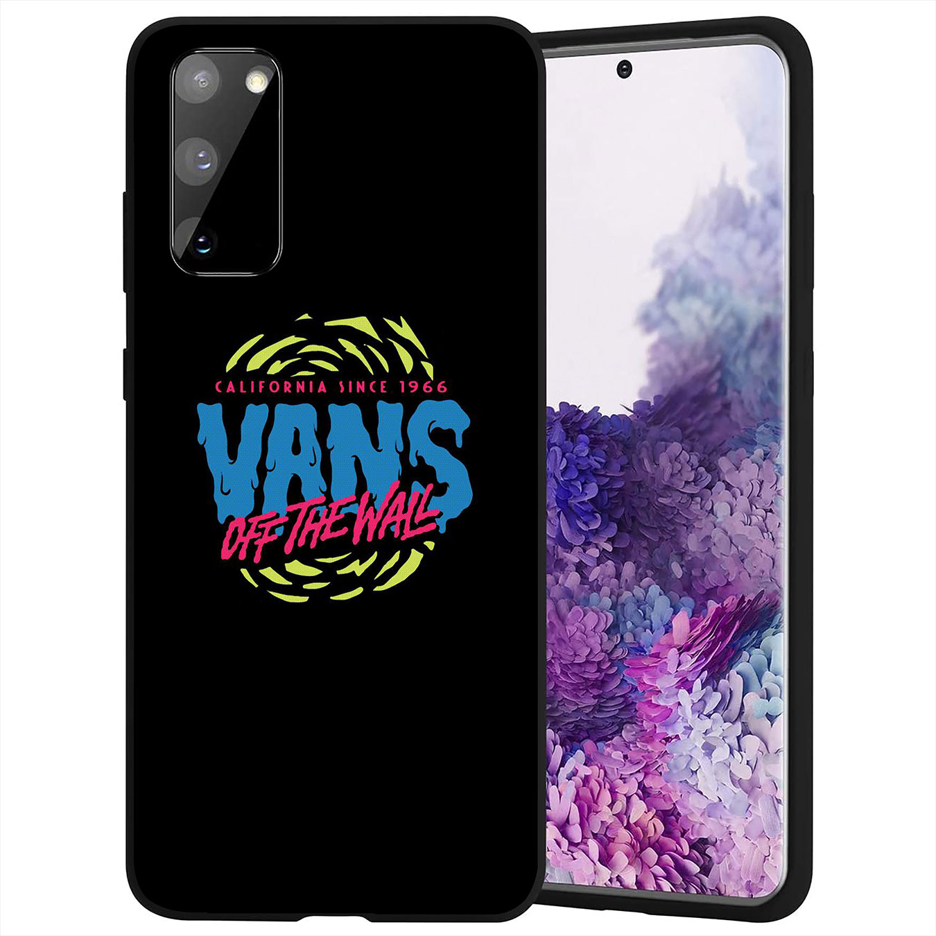 Samsung Galaxy A9 A8 A7 A6 Plus J8 2018 + A21S A70 M20 A6+ A8+ 6Plus Casing Soft Silicone white Black Vans Phone Case