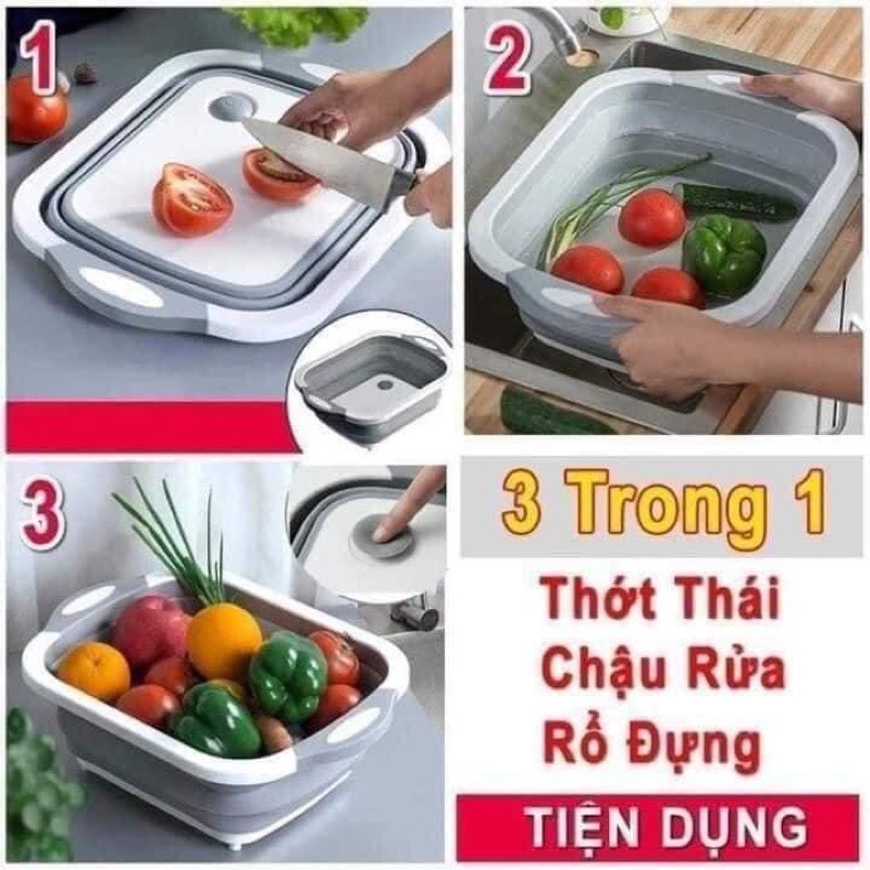 Chậu kèm thớt đa năng tiện lợi