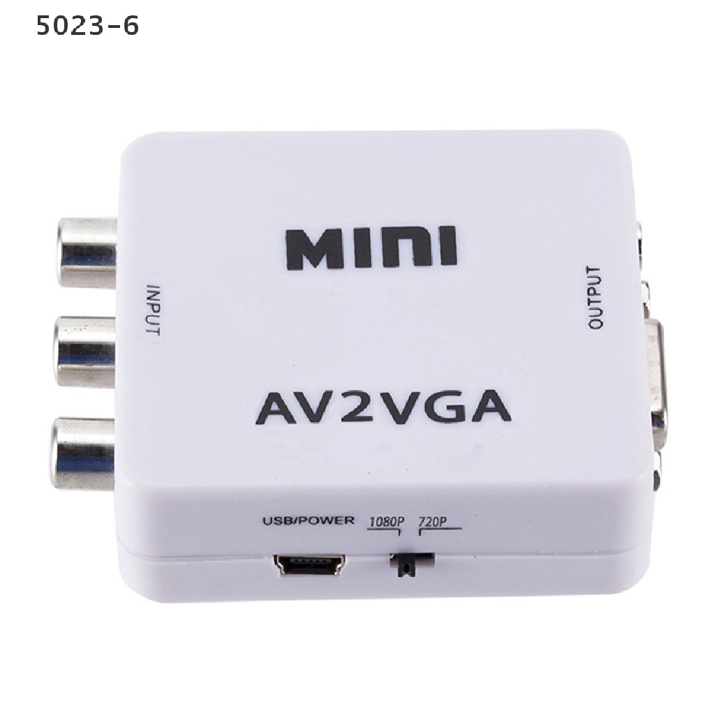 Bộ ChuyểN ĐổI 5023-6 AV RCA Sang VGA HD 1080P TV