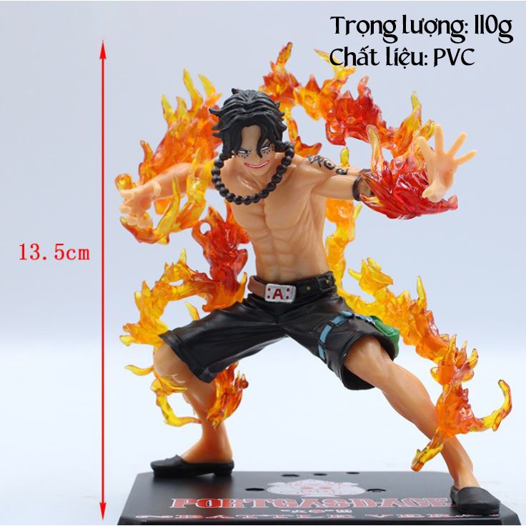 Mô hình ACE Nắm Đấm Lửa - đồ chơi mô hình nhân vật One Piece để bàn trang trí