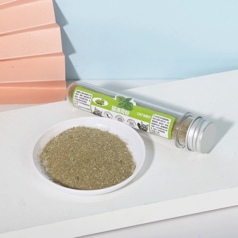 Cỏ Bạc Hà Mèo - Catnip Cho Mèo Thư Giãn / Ống 15gr