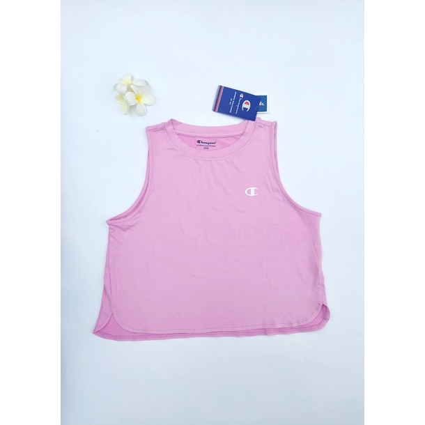 Áo Thun Sát Nách Croptop Logo CHAM.PION Bảng Màu Đẹp Form Rộng Thoải Mái Hot Hit 2022- Hàng VNXK