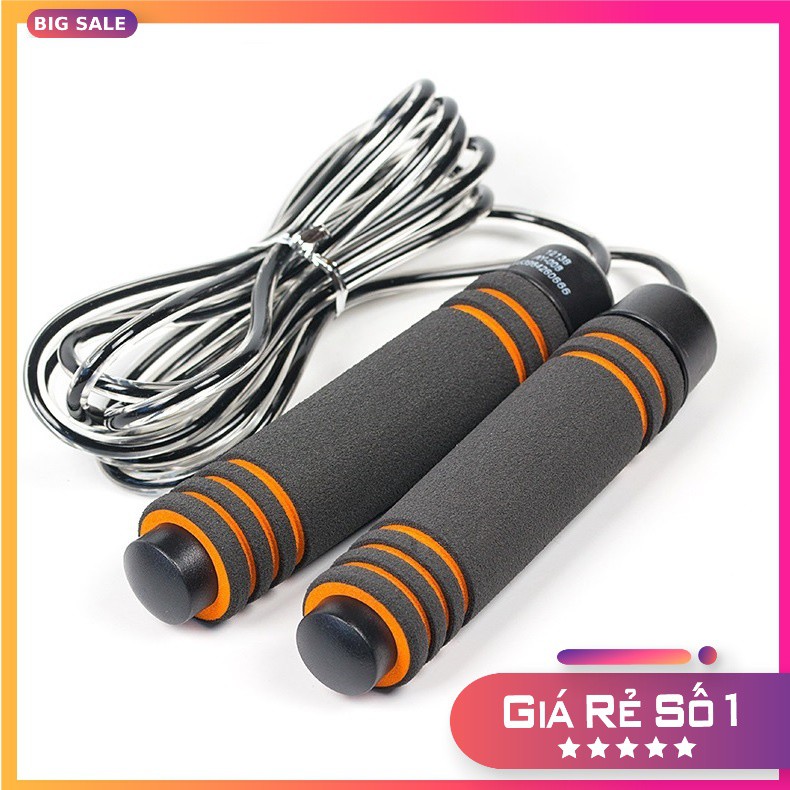 Dây nhảy thể dục TS-02 lõi PVC, dây tập 2 lớp dày 4.5mm bền nhẹ cao cấp