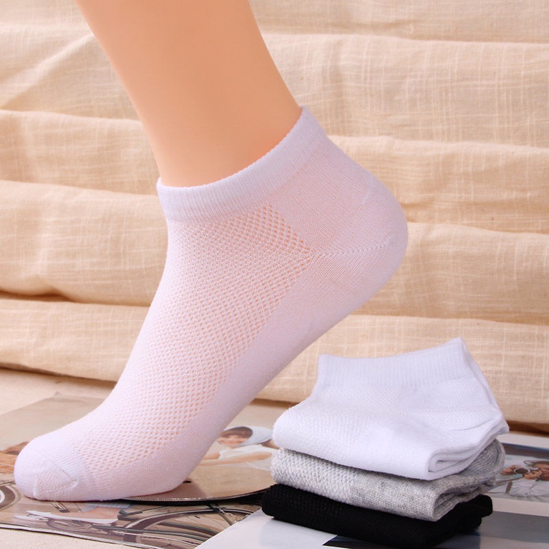 Vớ ngắn cổ chân thông hơi dành cho nam mỏng nhẹ