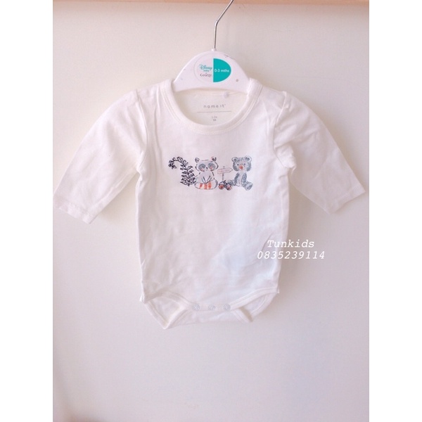 Bodysuit cotton organic Name It Sz 1/2m,2/4m