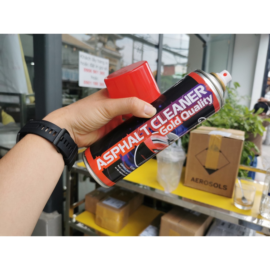 Dung Dịch Tẩy Rửa Nhựa Đường ,Tẩy Băng Keo SOCARE ASPHALT CLEANER 500ml Tặng Khăn