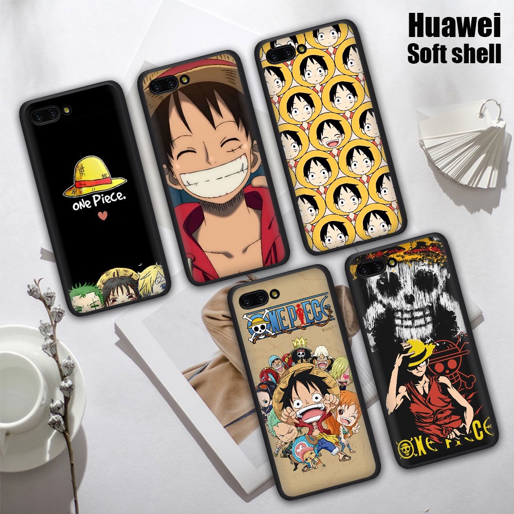 Ốp Điện Thoại Silicon Mềm TPU Cho Huawei Y6P Y7A Y9A Y5P Y8P P9 P10 Lite Vỏ TI3 Anime ONE PIECE