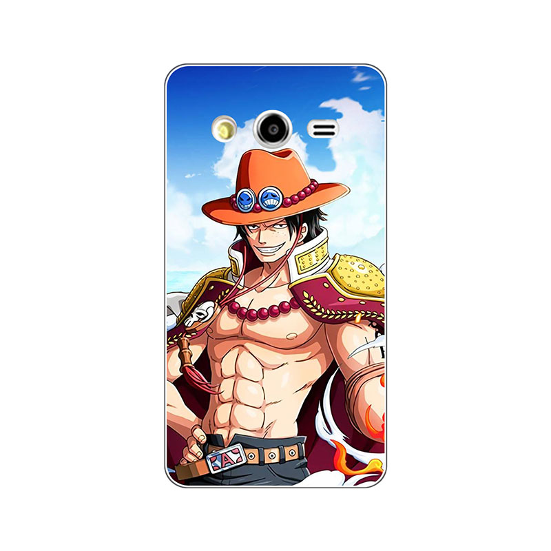 Ốp điện thoại mềm in hình Luffy Zoro One Piece cho Samsung Galaxy Core 2 Duos G355H G3559 G3556D 4.5"