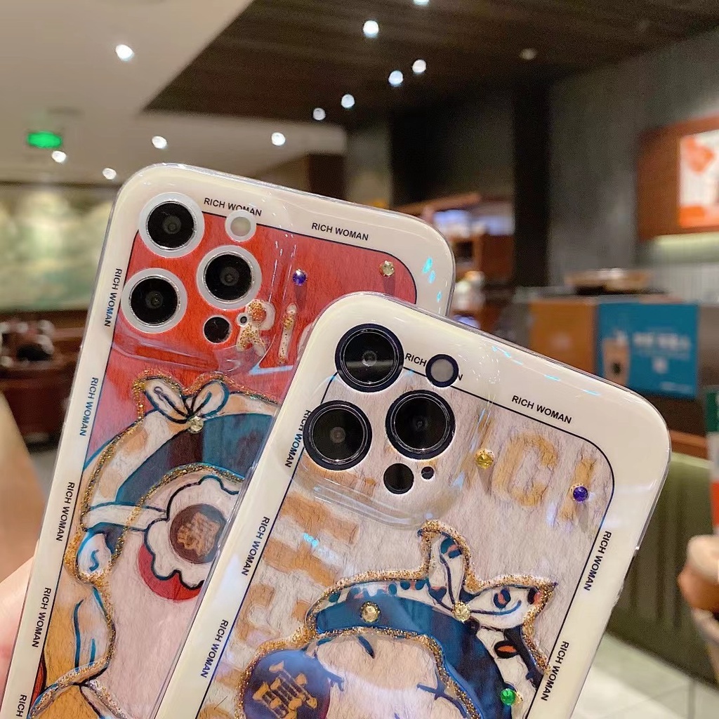 Ốp điện thoại TPU cô gái hoạt hình thích hợp cho iPhone 12 Pro Max 13 13 Pro Max11 Pro Max Xs Max Xr X 7plus