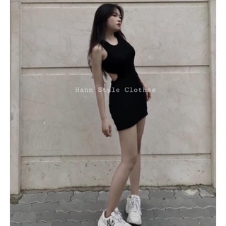 Đầm body khoét eo