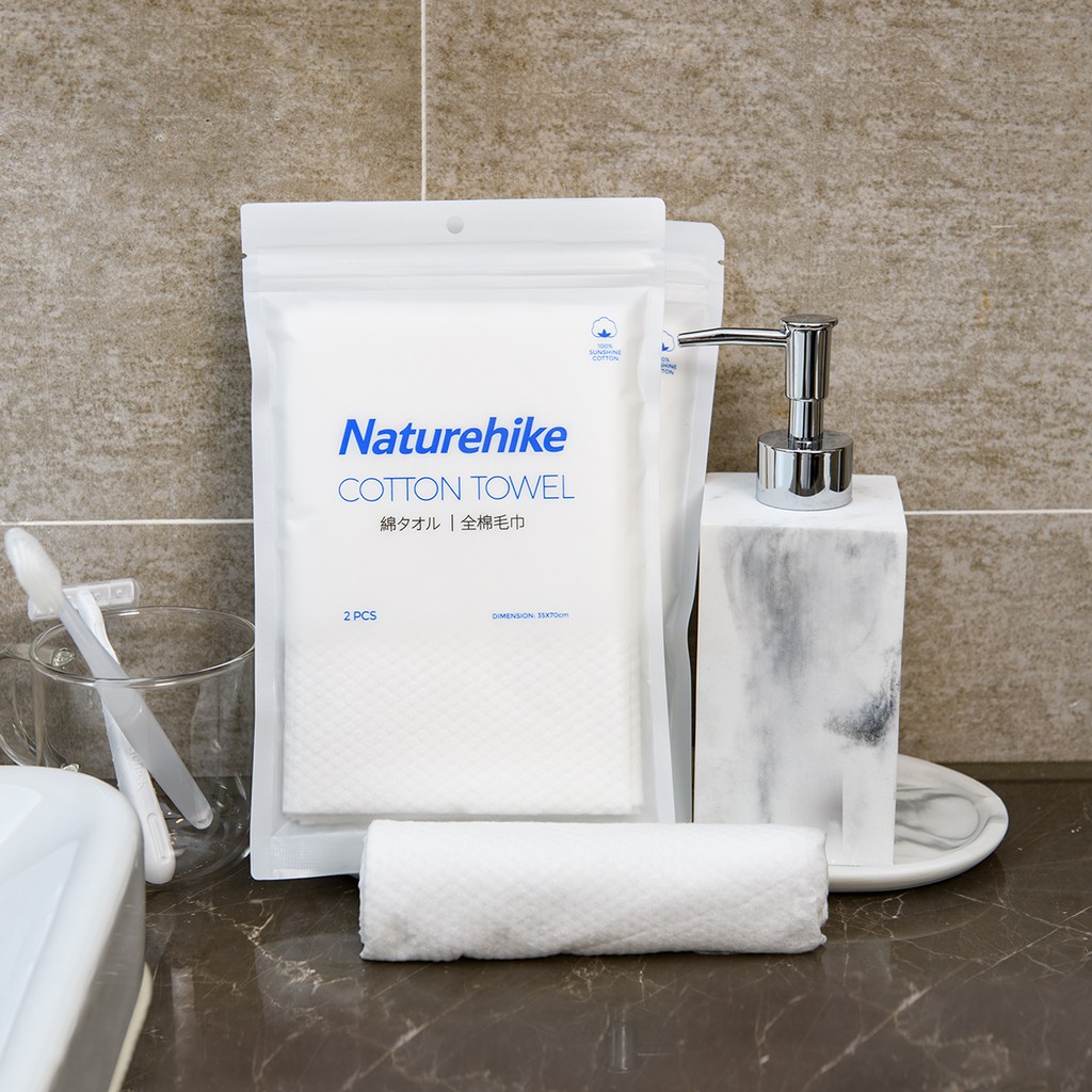 [COMBO 2 CHIẾC] Khăn Mặt Du Lịch Đóng Gói Siêu Nhỏ Dành cho Dã Ngoại Thấm Hút Cao Khô Nhanh NatureHike NH19M010-J | BigBuy360 - bigbuy360.vn