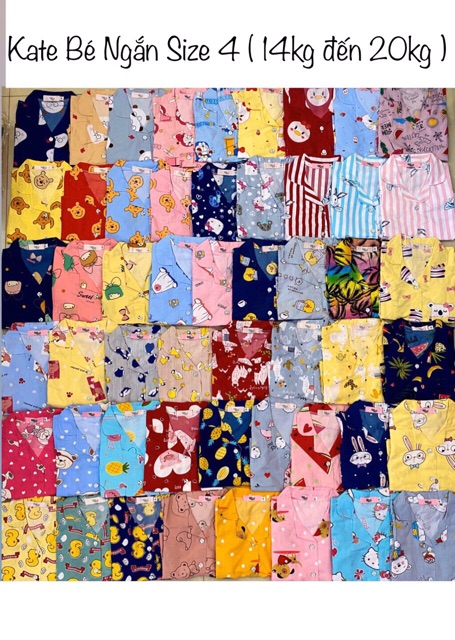 Đồ Bộ &quot; Baby &quot; Pijama Kate Tay Ngắn Quần Ngắn .