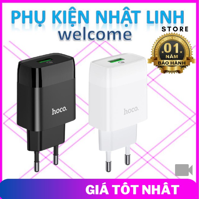 Củ Sạc iphone,Củ Sạc Nhanh iphone C72Q hoco Chính Hãng