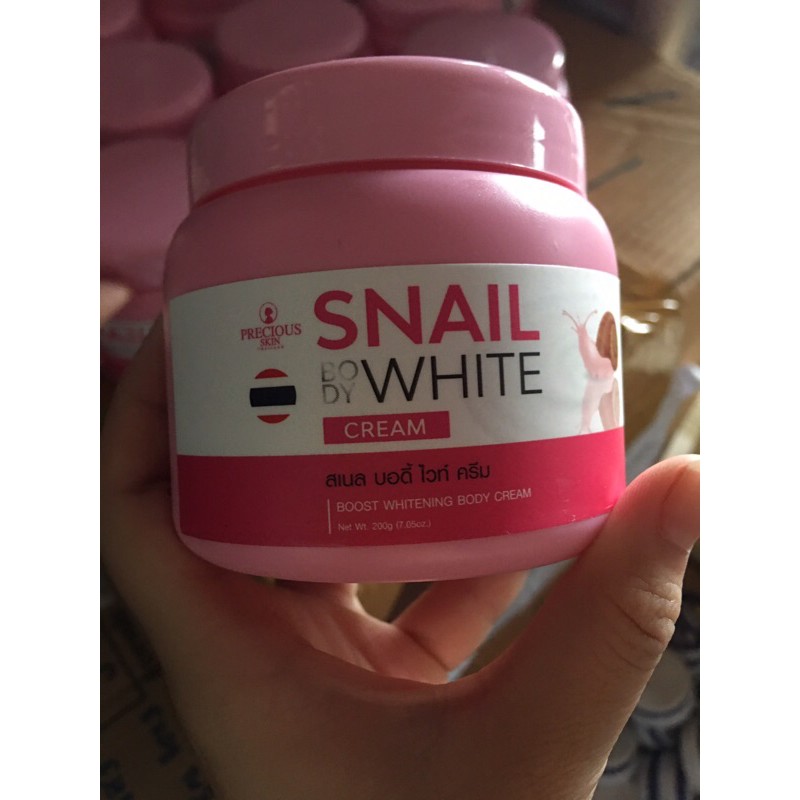 👄👄Kem  snail body white cream dưỡng ẩm chống nắng Thái Lan 👄