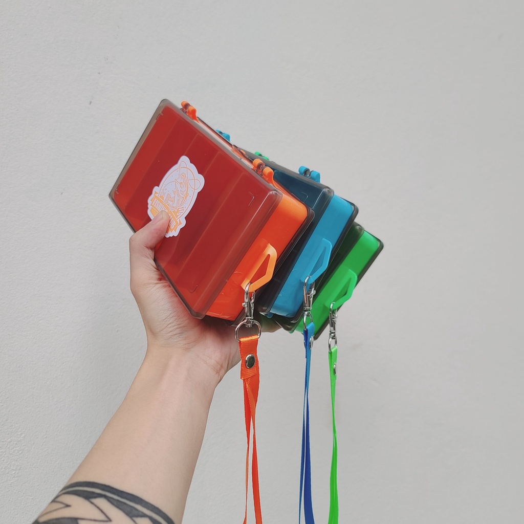 Hộp Đựng Mồi 2 Mặt iLure Nhỏ Siêu Tiện Dụng có dây - Đẹp Bền Rẻ